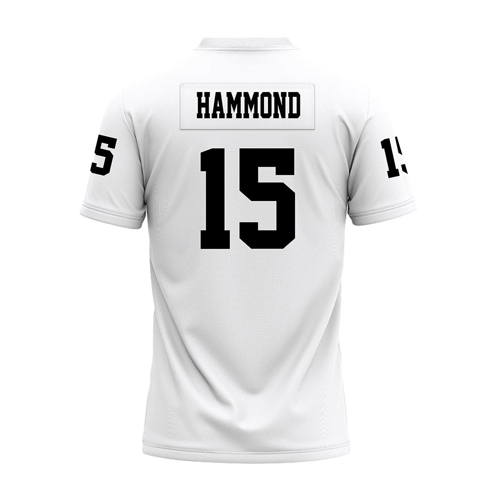 Texas Tech - NCAA Football : William Hammond - White Premium Football Jersey-1