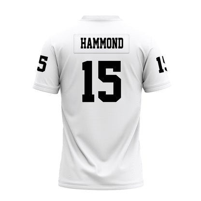 Texas Tech - NCAA Football : William Hammond - White Premium Football Jersey-1