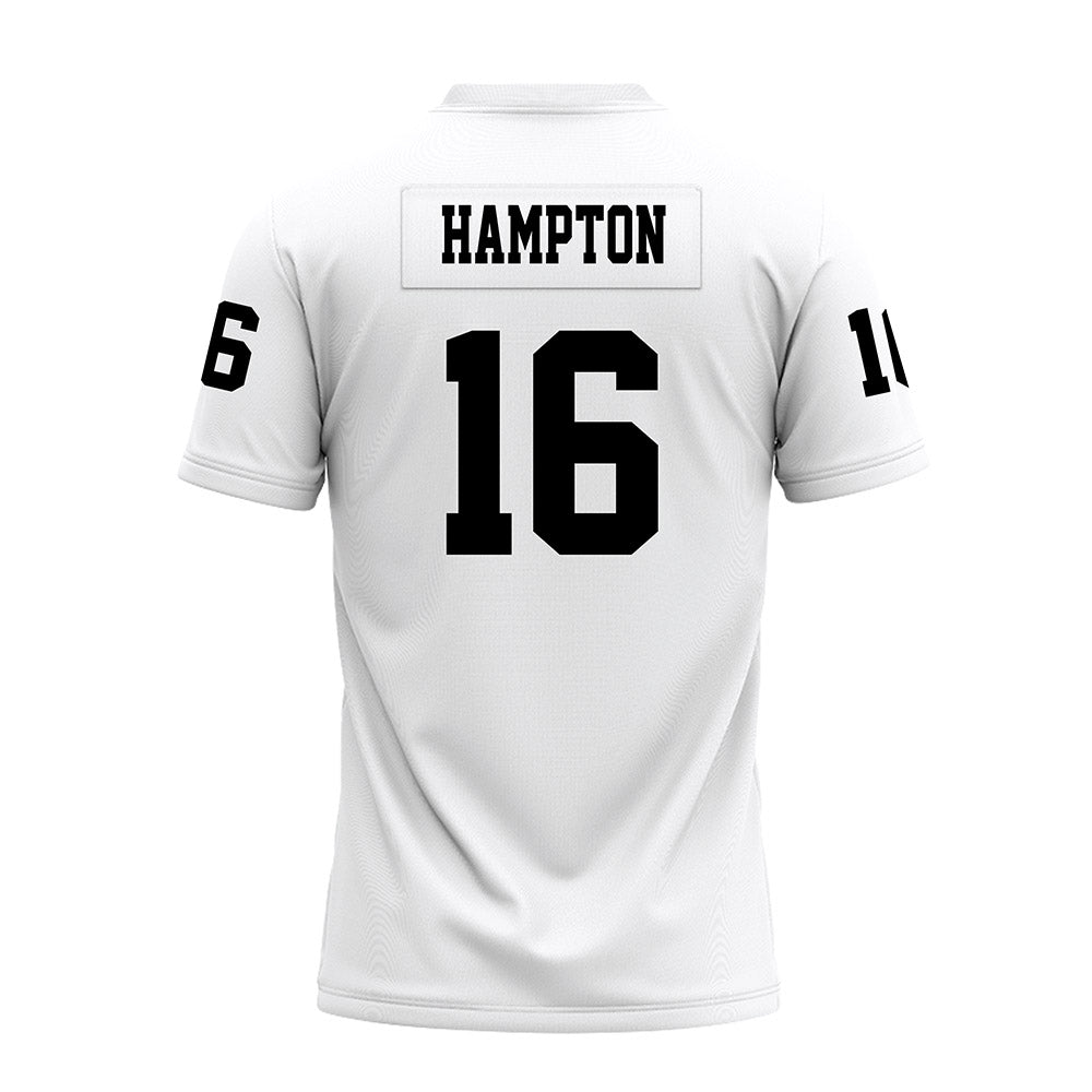 Texas Tech - NCAA Football : Ashton Hampton - White Premium Football Jersey-1