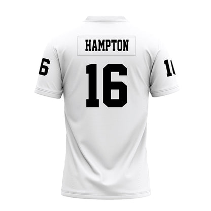 Texas Tech - NCAA Football : Ashton Hampton - White Premium Football Jersey-1