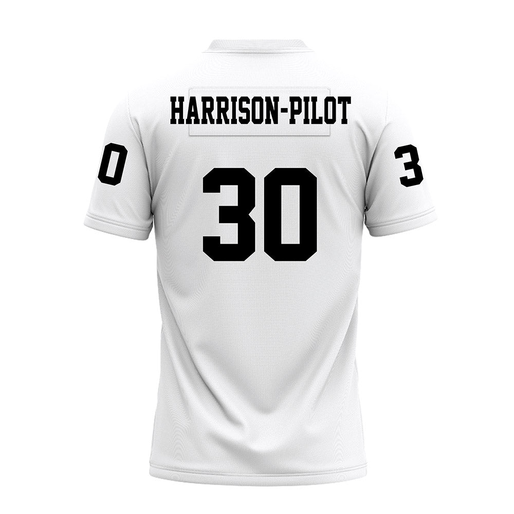 Texas Tech - NCAA Football : Mikal Harrison-Pilot - White Premium Football Jersey-1