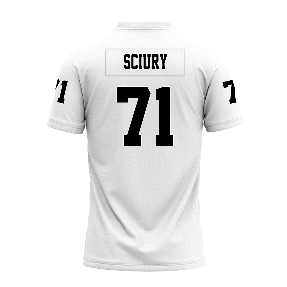 Texas Tech - NCAA Football : Vinny Sciury - White Premium Football Jersey-1