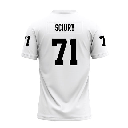 Texas Tech - NCAA Football : Vinny Sciury - White Premium Football Jersey-1