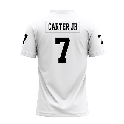 Texas Tech - NCAA Football : Terrance Carter Jr - White Premium Football Jersey-1