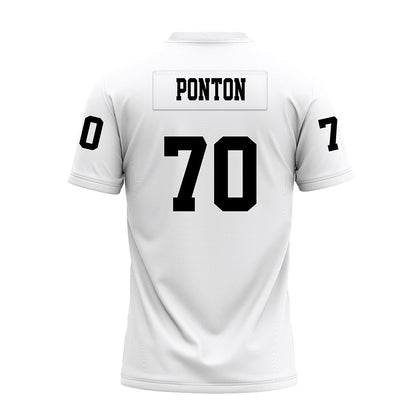 Texas Tech - NCAA Football : Jacob Ponton - White Premium Football Jersey-1