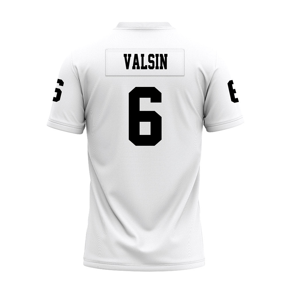 Texas Tech - NCAA Football : Kelby Valsin - White Premium Football Jersey-1