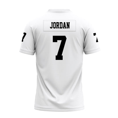Texas Tech - NCAA Football : Brenden Jordan - White Premium Football Jersey-1