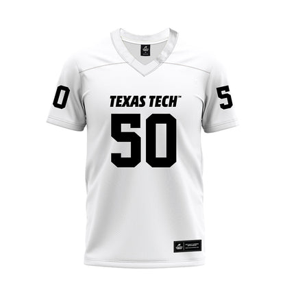 Texas Tech - NCAA Football : Patrick McMath - White Premium Football Jersey-0