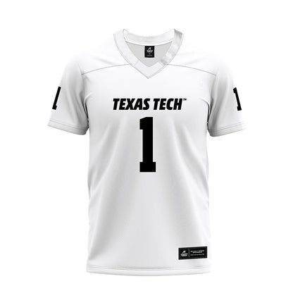 Texas Tech - NCAA Football : Adonis McCarty Jr - White Premium Football Jersey-0