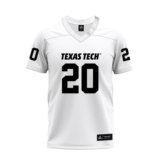 Texas Tech - NCAA Football : Dontae Balfour - White Premium Football Jersey-0