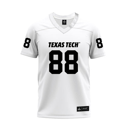 Texas Tech - NCAA Football : Trey Jackson - White Premium Football Jersey-0