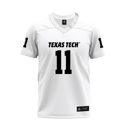 Texas Tech - NCAA Football : Charles Esters III - White Premium Football Jersey-0