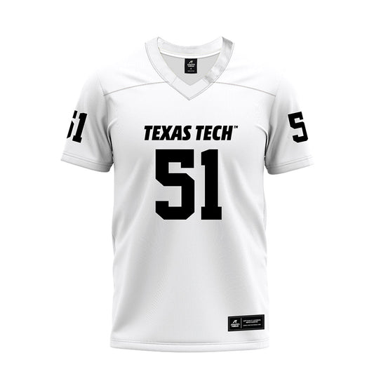Texas Tech - NCAA Football : Jayden Cofield - White Premium Football Jersey-0