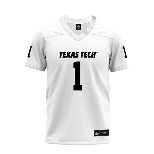 Texas Tech - NCAA Football : reggie Virgil - White Premium Football Jersey-0