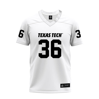 Texas Tech - NCAA Football : Justin Horne - White Premium Football Jersey-0