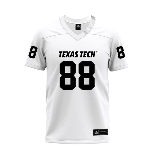 Texas Tech - NCAA Football : Amier Washington - White Premium Football Jersey-0