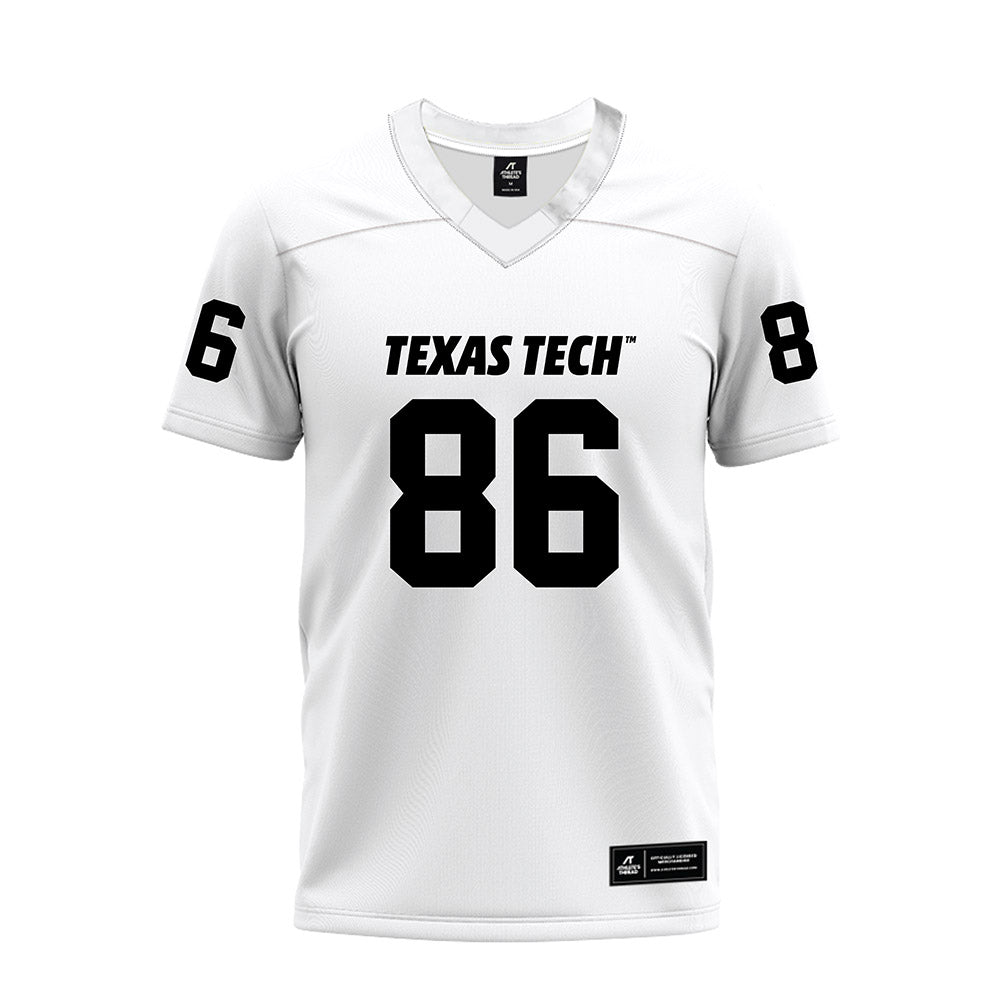 Texas Tech - NCAA Football : Sean Robinson - White Premium Football Jersey-0