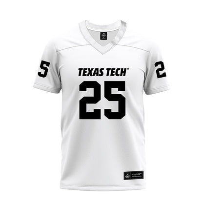 Texas Tech - NCAA Football : Chapman Lewis - White Premium Football Jersey-0