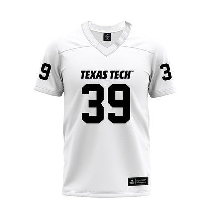Texas Tech - NCAA Football : Luke Dillingham - White Premium Football Jersey-0
