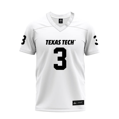 Texas Tech - NCAA Football : Bryce Ramirez - White Premium Football Jersey-0