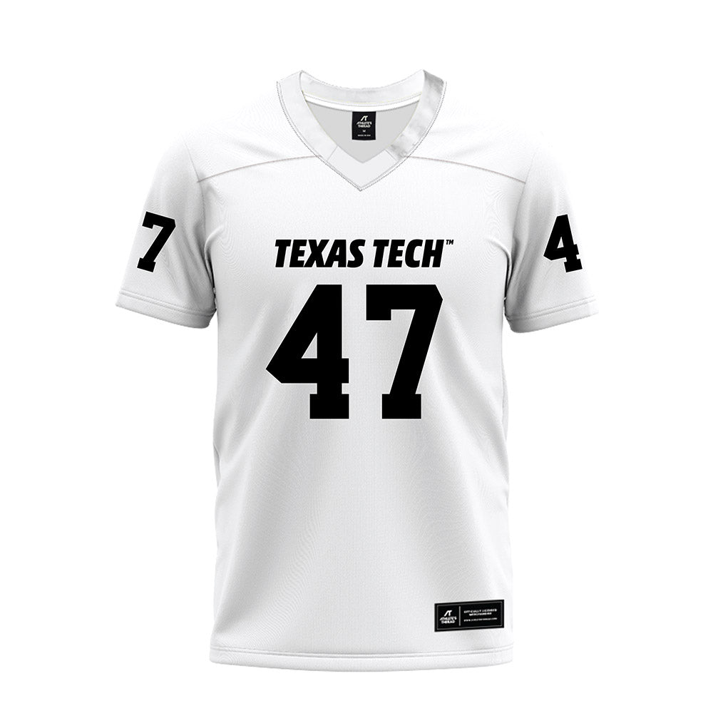 Texas Tech - NCAA Football : Rylan Vagana - White Premium Football Jersey-0