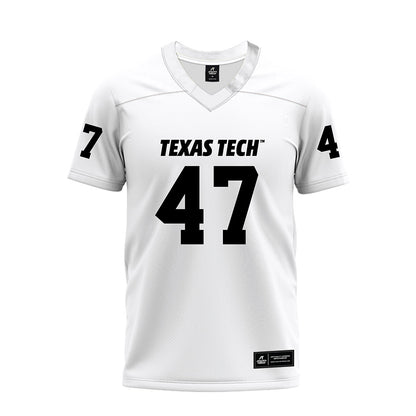 Texas Tech - NCAA Football : Rylan Vagana - White Premium Football Jersey-0