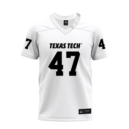 Texas Tech - NCAA Football : Rylan Vagana - White Premium Football Jersey-0