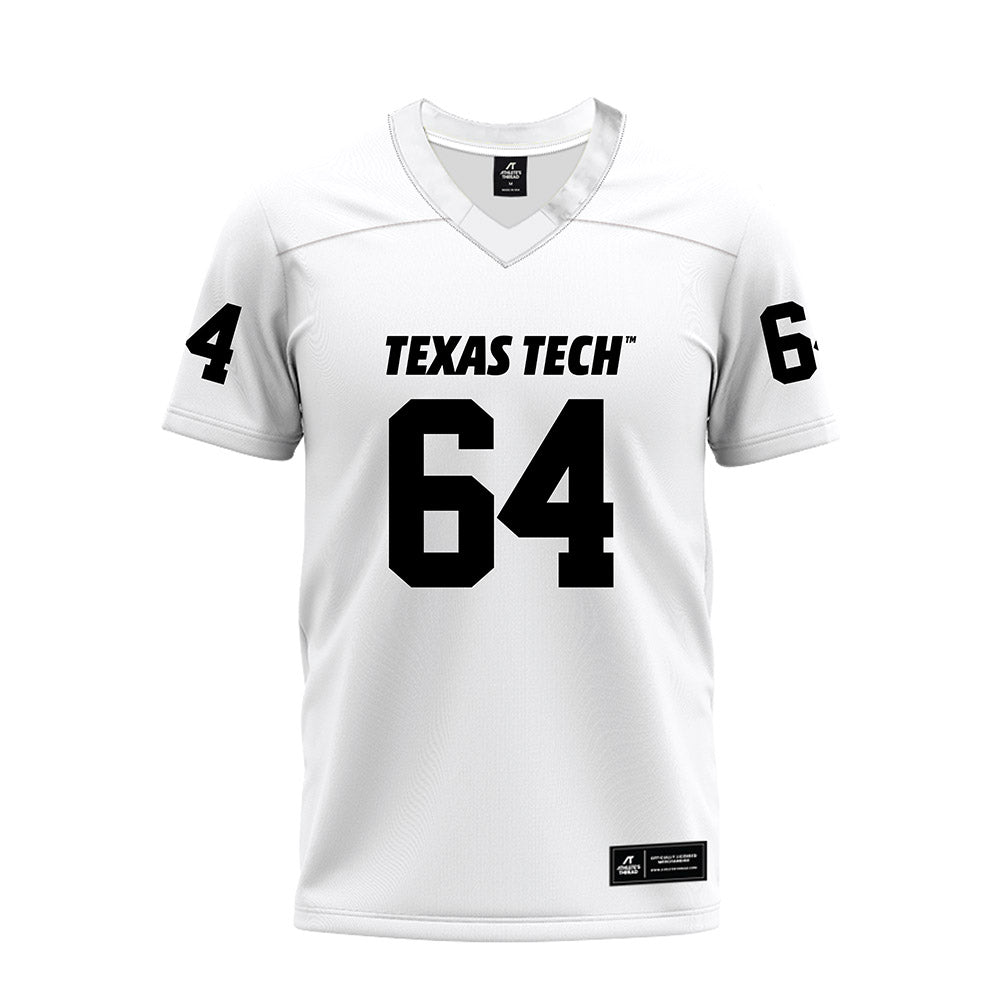 Texas Tech - NCAA Football : Jurrien Loftin - White Premium Football Jersey-0