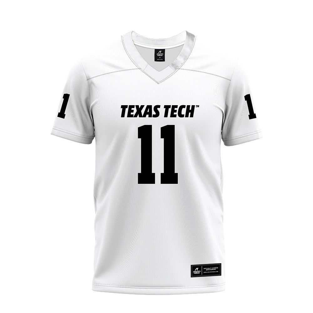 Texas Tech - NCAA Football : Tyson Turner - White Premium Football Jersey-0