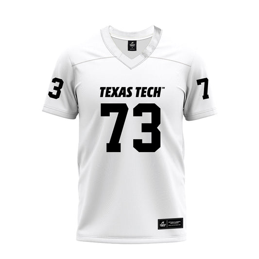 Texas Tech - NCAA Football : Danilo Guberinich - White Premium Football Jersey-0