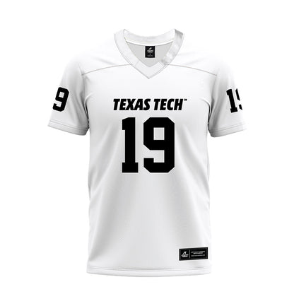 Texas Tech - NCAA Football : Quintaelyn Joyner - White Premium Football Jersey-0