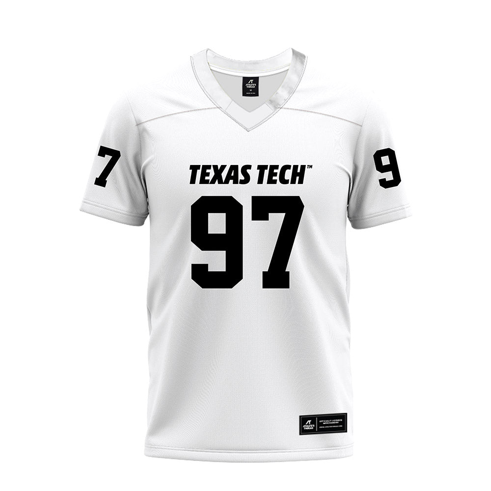 Texas Tech - NCAA Football : Charles Anderson - White Premium Football Jersey-0