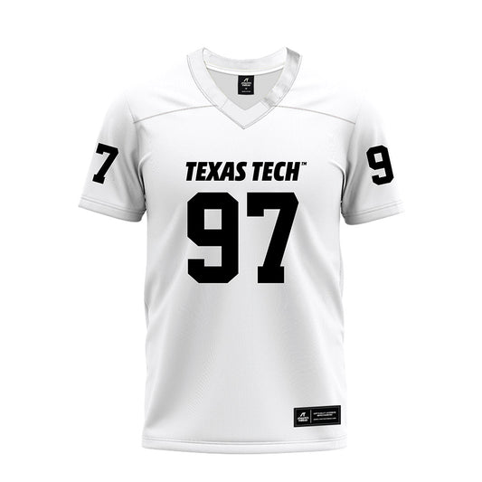 Texas Tech - NCAA Football : Charles Anderson - White Premium Football Jersey-0