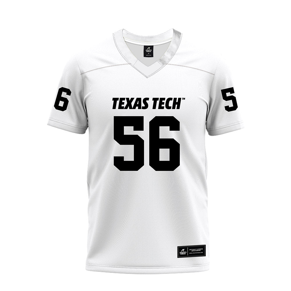 Texas Tech - NCAA Football : Davion Carter - White Premium Football Jersey-0