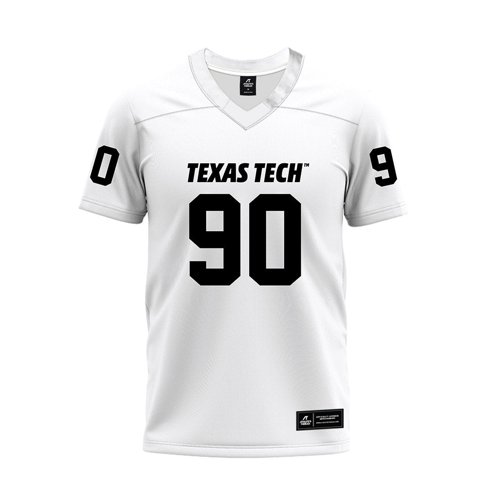 Texas Tech - NCAA Football : Ansel Nedore - White Premium Football Jersey-0