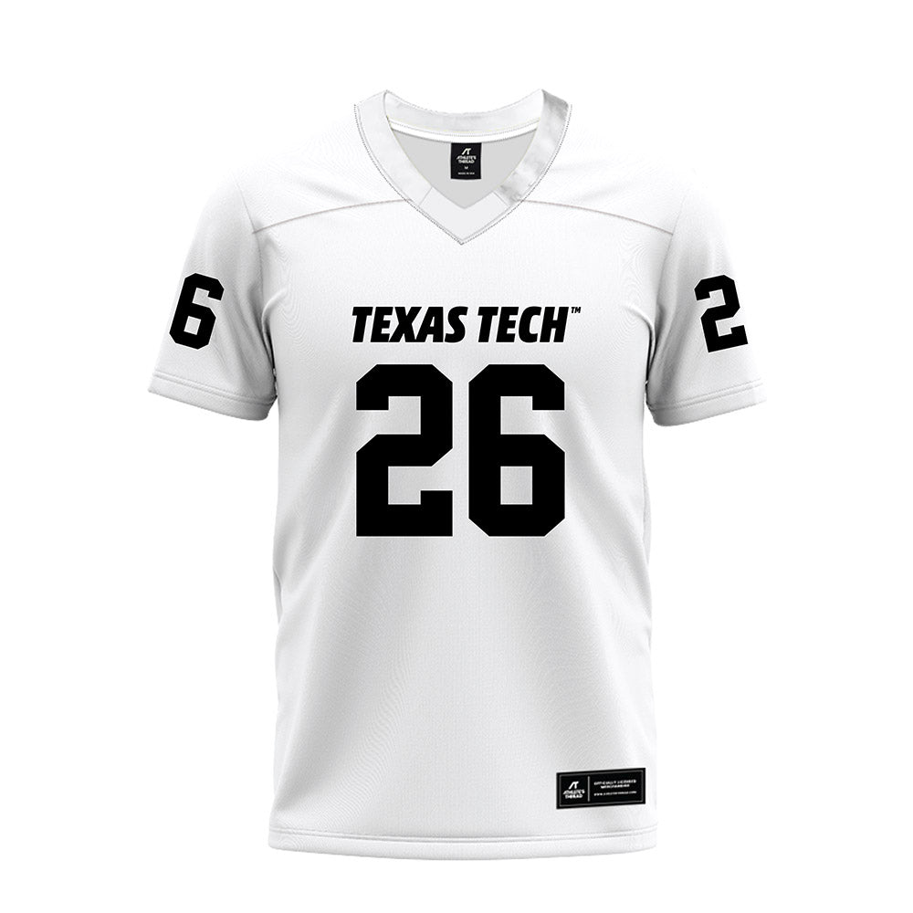 Texas Tech - NCAA Football : Sammy Morris - White Premium Football Jersey-0