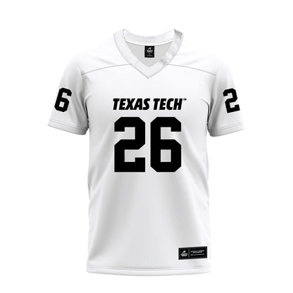 Texas Tech - NCAA Football : Sammy Morris - White Premium Football Jersey-0