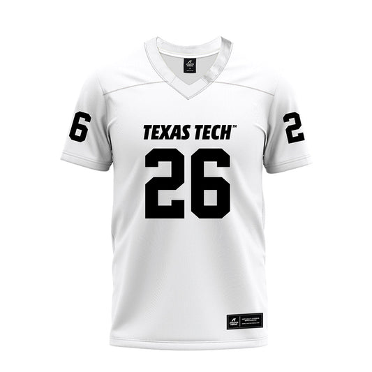 Texas Tech - NCAA Football : Sammy Morris - White Premium Football Jersey-0