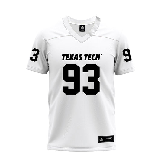 Texas Tech - NCAA Football : Dylan Singleton - White Premium Football Jersey-0