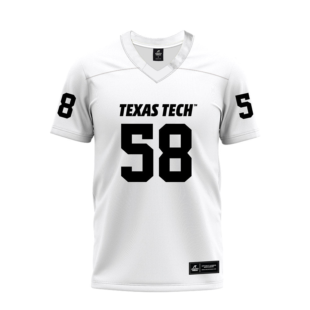 Texas Tech - NCAA Football : Tanner Allen - White Premium Football Jersey-0
