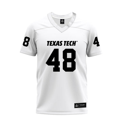 Texas Tech - NCAA Football : Gage Elder - White Premium Football Jersey-0