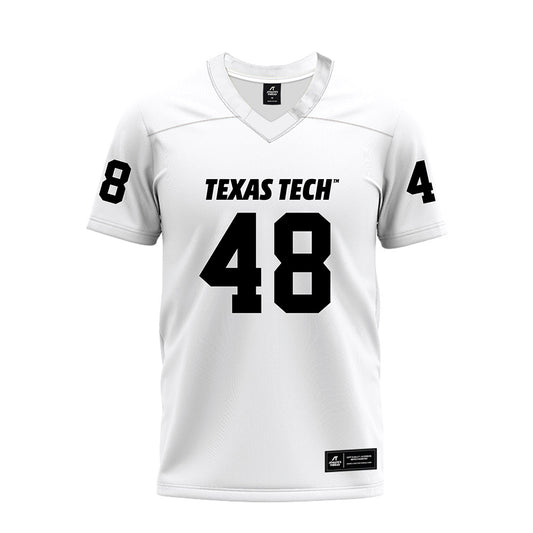 Texas Tech - NCAA Football : Gage Elder - White Premium Football Jersey-0
