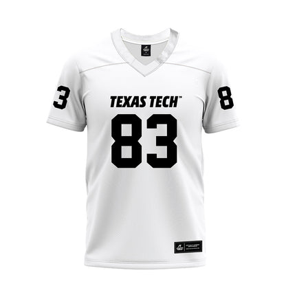 Texas Tech - NCAA Football : Jack Esparza - White Premium Football Jersey-0