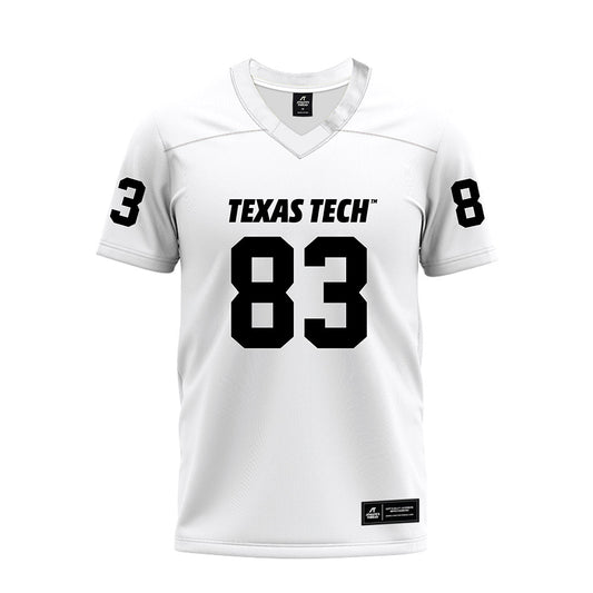 Texas Tech - NCAA Football : Jack Esparza - White Premium Football Jersey-0