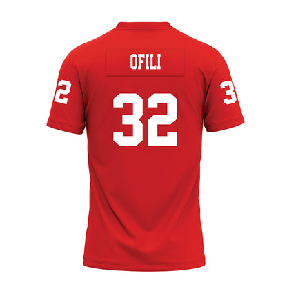 Texas Tech - NCAA Football : Cheta Ofili - Red Premium Football Jersey-1