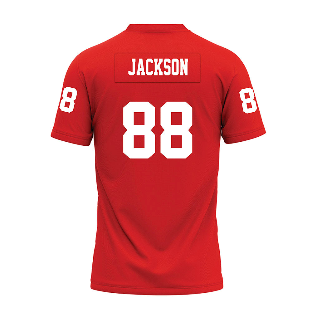 Texas Tech - NCAA Football : Trey Jackson - Red Premium Football Jersey-1
