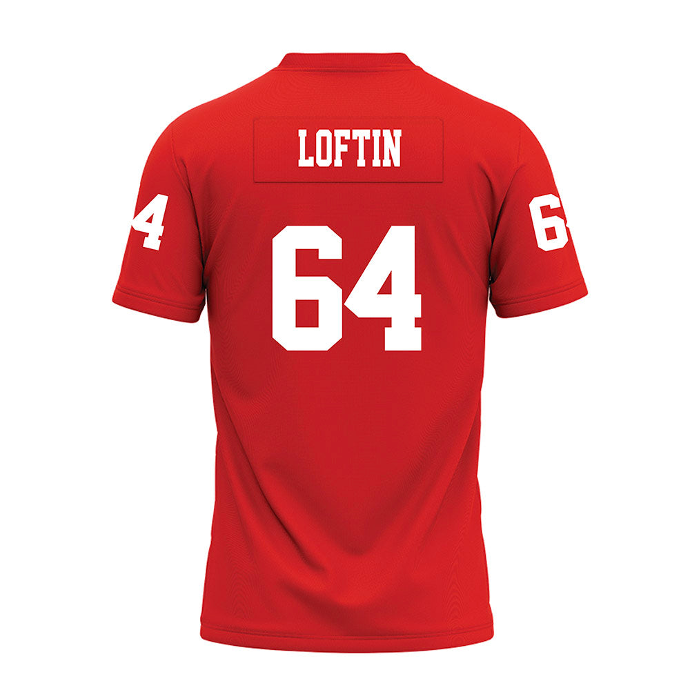 Texas Tech - NCAA Football : Jurrien Loftin - Red Premium Football Jersey-1