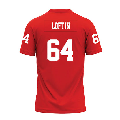 Texas Tech - NCAA Football : Jurrien Loftin - Red Premium Football Jersey-1