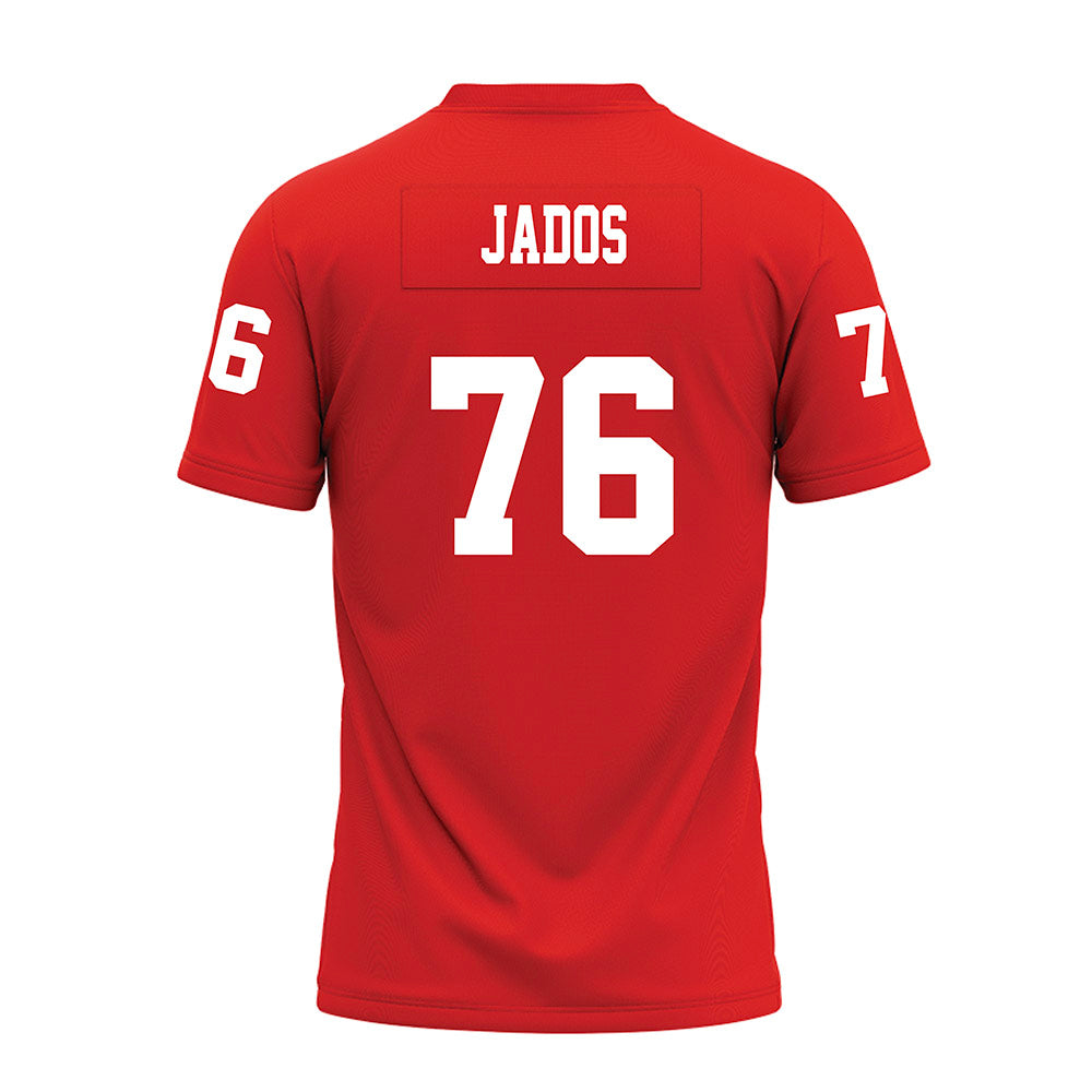 Texas Tech - NCAA Football : Will Jados - Red Premium Football Jersey-1
