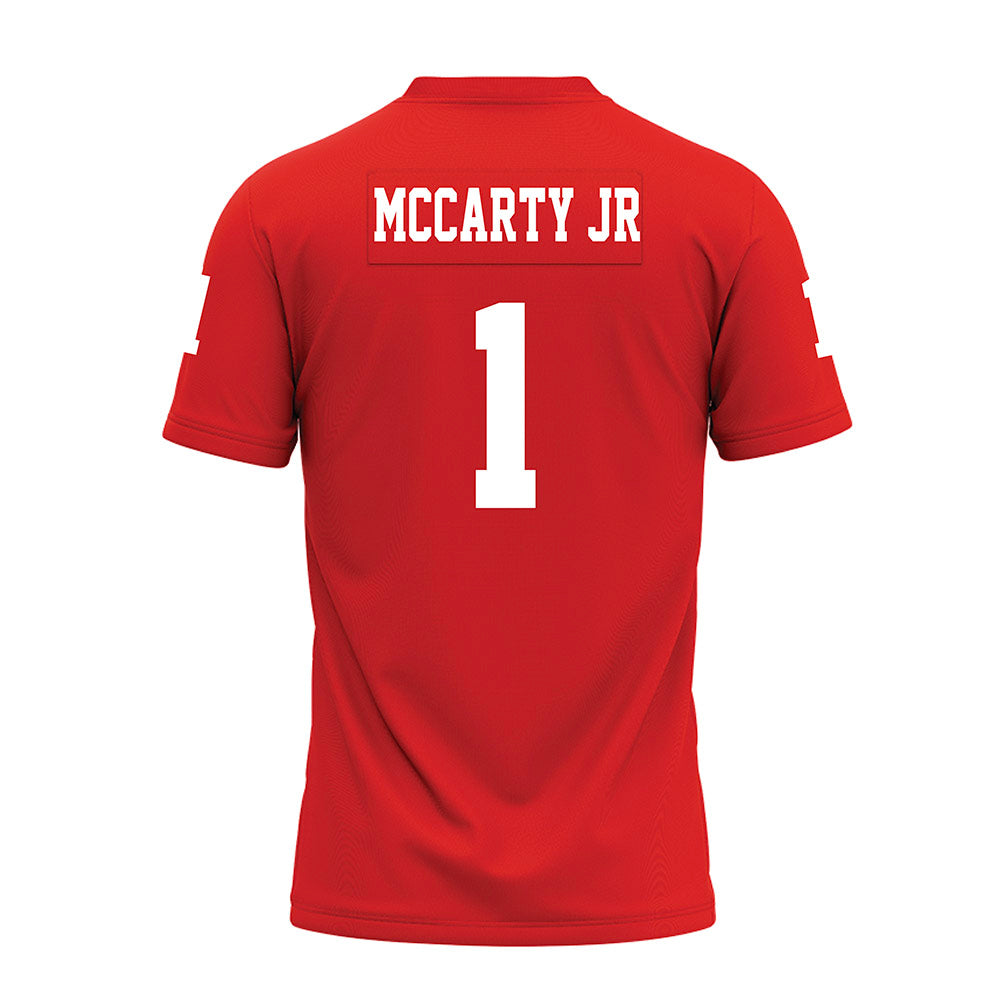 Texas Tech - NCAA Football : Adonis McCarty Jr - Red Premium Football Jersey-1